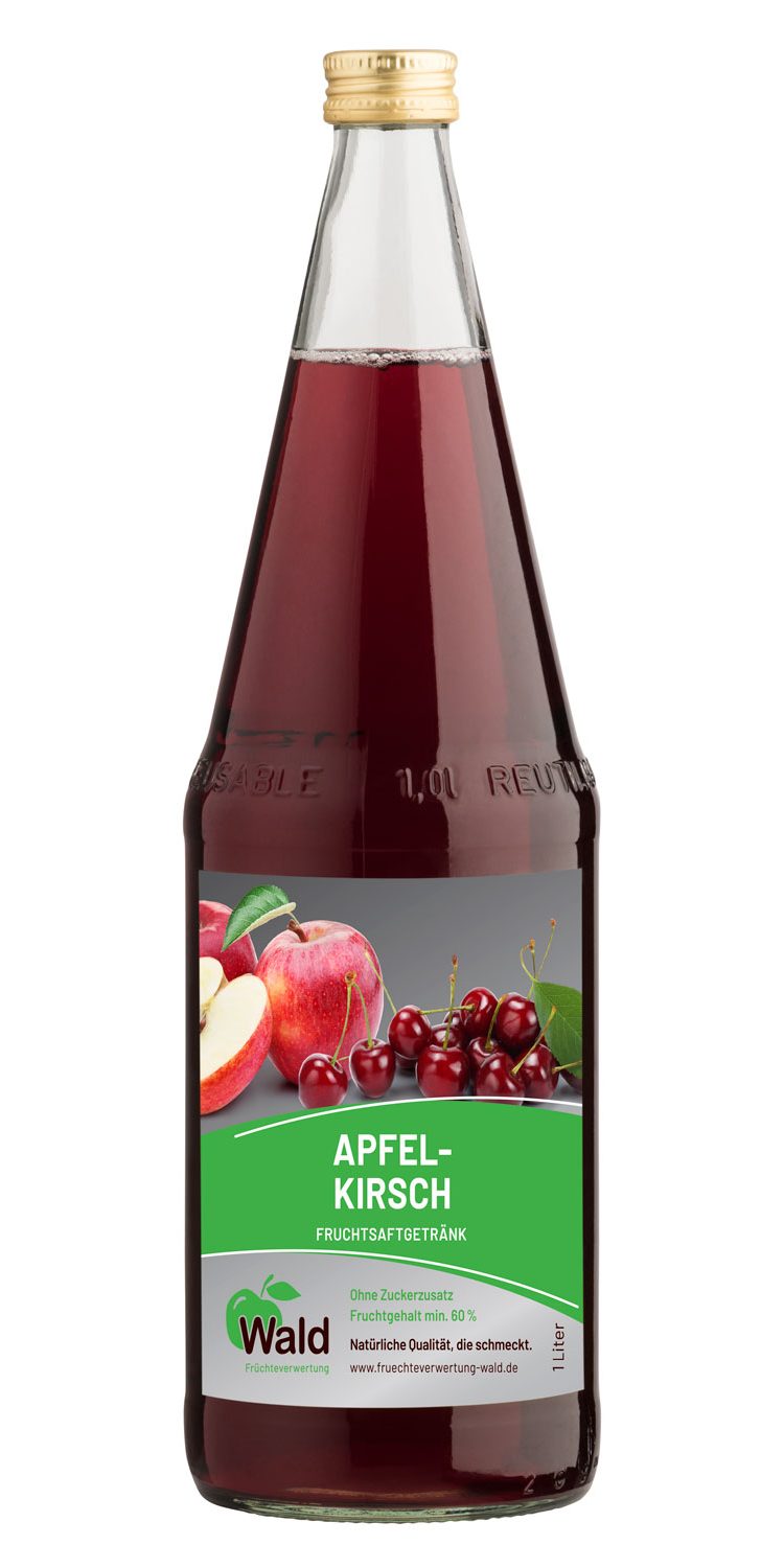 Apfel-Kirsch-Fruchtsaftgetränk